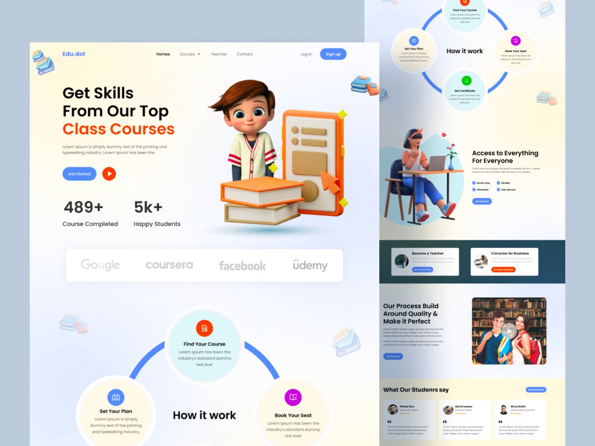 EdTech courses marketplace
